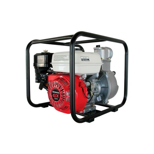 2" High Pressure Transfer Water Pump - 6.5HP, 130 GPM, Honda GX Engine